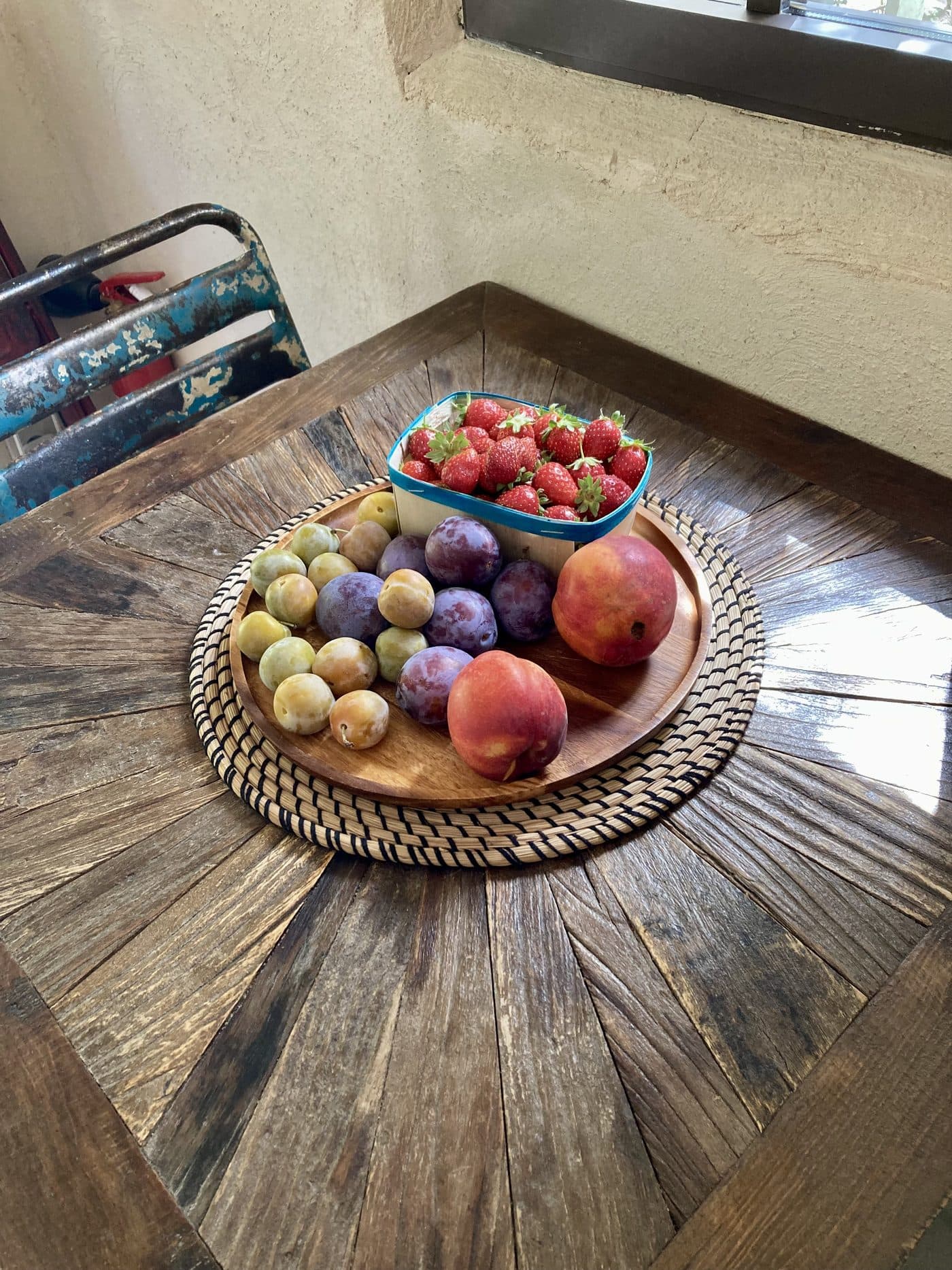 La corbeille de fruits du marché